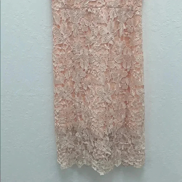 Julia Jordan Pink A Line Lace Dress size Small - Picture 4 of 7